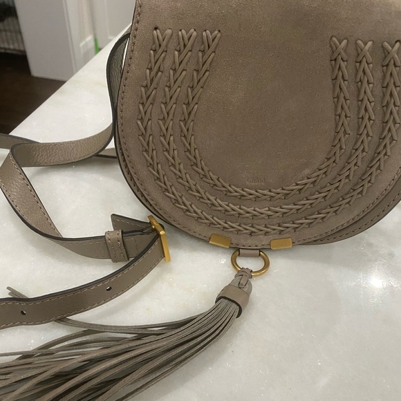 Chloe Handbags - Chloe “Marcie” mini suede bag